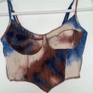 MULTI COLOR CROP TANK TOP